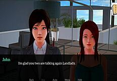 Walkthrough of the erotic game My new family 185