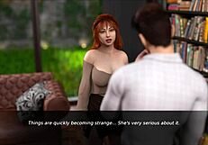 A curvy teen gets a sexy nurse to bring her back to pleasure in this hentai game