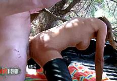 Hot Spanish Babe Mar Duran Hard Fucking and Squirting in Woods!