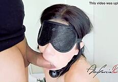 Skinny beauty's BDSM session turns sour in Spanish porn