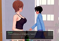 3D animated porn with a teacher and his student in the bathroom