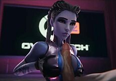 Overwatch anime-style compilation with hot cartoon porn