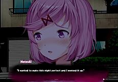 Literature club girls cause trouble at the night club and get intimate