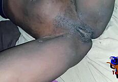 Petite black MILF enjoying rough sex