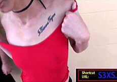 Public gang bang with a blonde mother and POV BJ