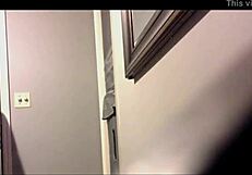 Gay amateur's big cock revealed by hidden camera