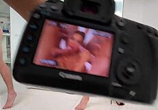 Monika Fox's first gangbang: a behind-the-scenes look