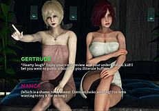 Hentai game with big titted MILF and 3D animation