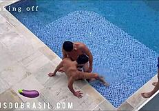 Big dick Juninho goes hard in this group scene