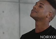 Interracial action with black studs and deepthroat blowjobs