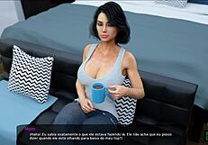 Sara’s stepmother’s secret revealed in this European MILF hentai