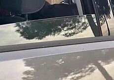 Alessandra's big ass and tight pussy in public action