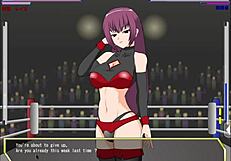 3D animated big-boobed teen in martial arts action