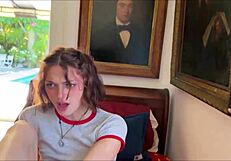 Tiny step-sister gets wild during family therapy with Alex Adams