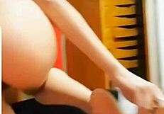 Small Latin beauty gets hot and steamy in amateur sex video