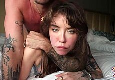 Hot Canadian slut Eden Ivy in a wet anal scene