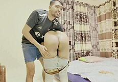 Beautiful woman gets anal sex from well-endowed men Hanif and Adori