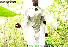 Rescuing from the bush with a big black cock