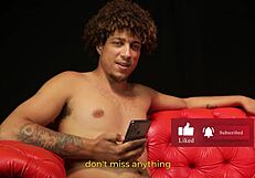 Two big cocks fucking my ass in a double penetration scene