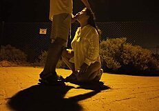 Holy Crap, Stranger Seduces Milf at Bus Stop for Public Street Fucking!