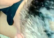 Big ass amateur gets facial after anal and pussy sex