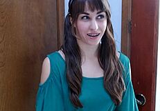Slutty stepdaughter gets knocked up by dad's friend