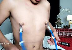 Gay male nipple fetish content