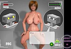 Hentai game with big-breasted women and other cartoon porn
