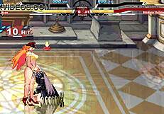 Jessica in the hot anime porn Mugen game