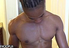 Beautiful Italian man has hot interracial sex with a big black cock