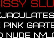 Sissy slut gets spanked and fucked in pink latex