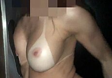 Skinny wives share with gloryhole lovers and cuckold husbands