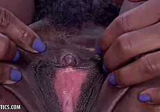 Charlie Rae's solo pleasure scene with wet pussy fingering and toy play