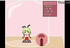 A bunny girl performs on stage in this episode of Girl in the Bottle