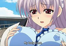 Hey, ever seen a busty teen hentai girl touched by a stranger in public?