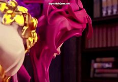 Hey, watch this teen princess get her holes stuffed in 3D uncensored game!