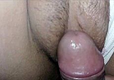 Step-sister’s legs shaking during a hot intimate experience at home