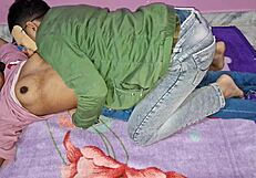 Married Indian woman has sex with fire-haired man again