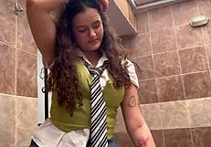 Teacher seduces student to pass exam with deep blow job and hot sex