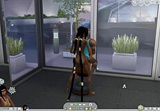 Hot as hell! Futa x Futa action in The Sims 4