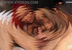 Old and young in hardcore action with hot redhead
