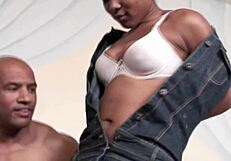 Beautiful black girl next door gets naughty