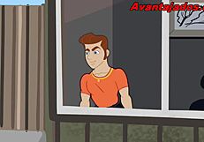 Gay cartoon featuring my Filipino neighbor