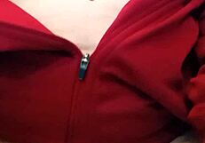 Solo girl with big tits, homemade video, pissing and pussy close up