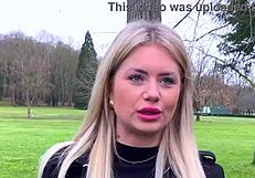 First time porn audition for a blonde hairdresser