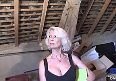 Cougar Watches Her Man BANG the Maid in Wild Action