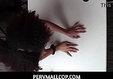 Petite shoplifter Nia Nixon gets punished in office
