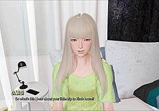 3D animated erotic game with a sexy outfit