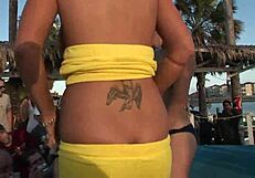 College students strip for daytime contest on South Padre Island
