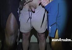 Black executive gets into rough gangbang after call